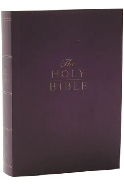 KJV Holy Bible: Compact with 43,000 Cross References, Purple Softcover, Red Letter, Comfort Print: King James Version by Thomas Nelson