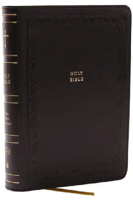 KJV Holy Bible, Compact Reference Bible, Leathersoft, Black, 53,000 Cross-References, Red Letter, Comfort Print: Holy Bible, King James Version by Thomas Nelson
