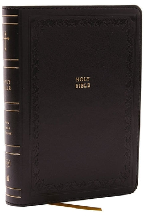 KJV Holy Bible, Compact Reference Bible, Leathersoft, Black, 53,000 Cross-References, Red Letter, Comfort Print: Holy Bible, King James Version