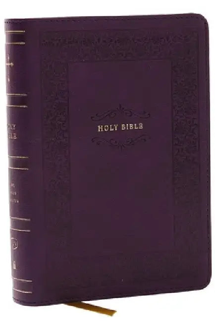 KJV Holy Bible, Compact Reference Bible, Leathersoft, Purple, 53,000 Cross-References, Red Letter, Comfort Print: Holy Bible, King James Version by Thomas Nelson