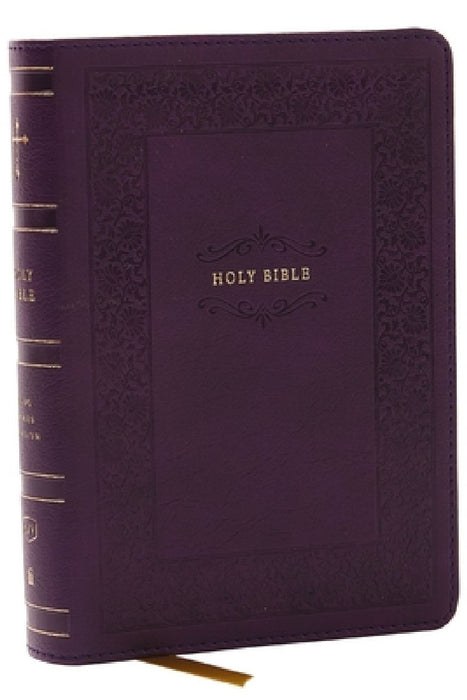 KJV Holy Bible, Compact Reference Bible, Leathersoft, Purple, 53,000 Cross-References, Red Letter, Comfort Print: Holy Bible, King James Version