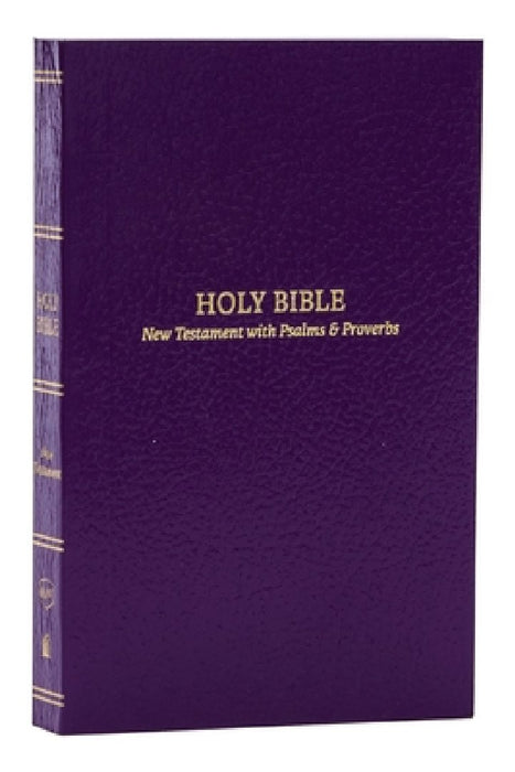 Kjv, Pocket New Testament with Psalms and Proverbs, Softcover, Purple, Red Letter, Comfort Print