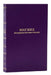 Kjv, Pocket New Testament with Psalms and Proverbs, Softcover, Purple, Red Letter, Comfort Print