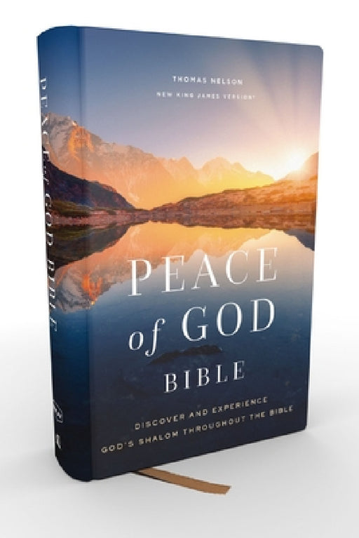 Peace of God Bible: Discover and Experience God's Shalom Throughout the Bible (Nkjv, Hardcover, Red Letter, Comfort Print) by Jeremiah J. Johnston Phd