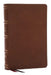 Nkjv, Single-Column Reference Bible, Verse-By-Verse, Genuine Leather, Brown, Red Letter, Comfort Print
