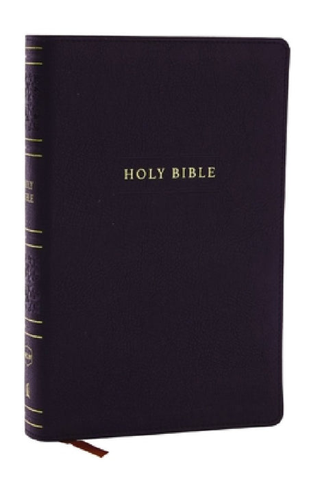 NKJV Holy Bible, Personal Size Large Print Reference Bible, Black, Leathersoft, 43,000 Cross References, Red Letter, Comfort Print: New King James Ver