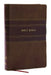 NKJV Holy Bible, Personal Size Large Print Reference Bible, Brown, Leathersoft, 43,000 Cross References, Red Letter, Thumb Indexed, Comfort Print: New by Thomas Nelson