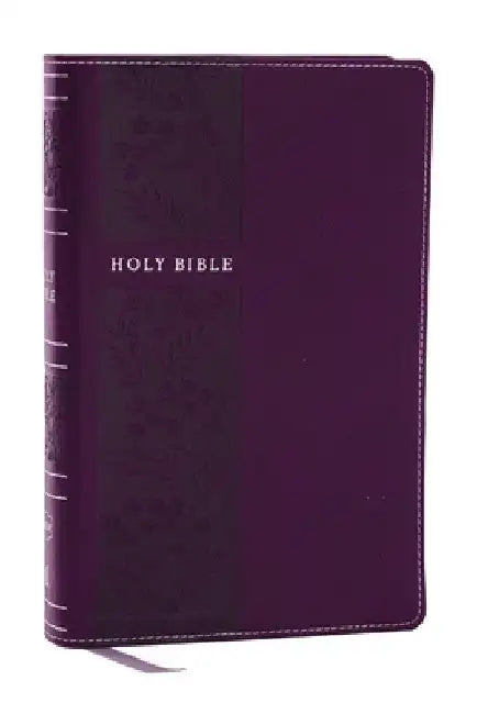 NKJV Holy Bible, Personal Size Large Print Reference Bible, Purple, Leathersoft, 43,000 Cross References, Red Letter, Comfort Print: New King James Ve by Thomas Nelson