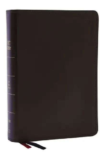 Net Bible, Full Notes Edition (Net, Black Leathersoft, Comfort Print): Holy Bible by Thomas Nelson