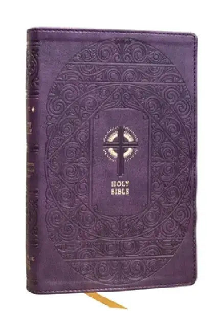 Nrsvce Sacraments of Initiation Catholic Bible, Purple Leathersoft, Comfort Print by Catholic Bible Press