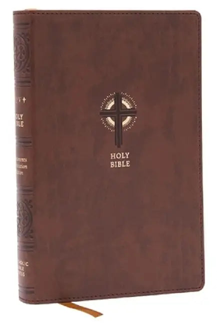 Nrsvce Sacraments of Initiation Catholic Bible, Brown Leathersoft, Comfort Print by Catholic Bible Press