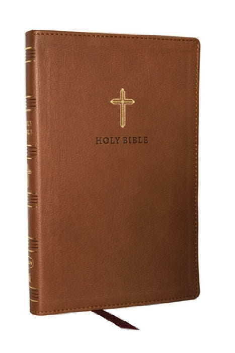 KJV Holy Bible: Ultra Thinline, Brown Leathersoft, Red Letter, Comfort Print: King James Version by Thomas Nelson