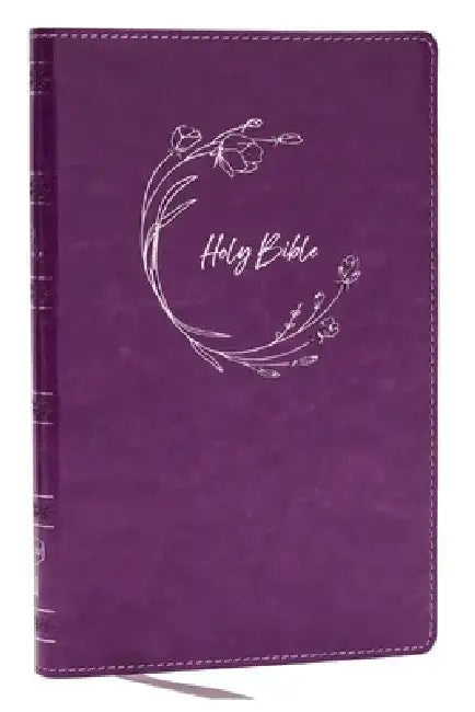NKJV Ultra Thinline Bible, Purple Leathersoft, Red Letter, Comfort Print by Thomas Nelson