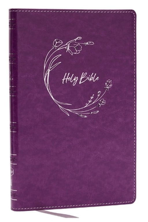 NKJV Ultra Thinline Bible, Purple Leathersoft, Red Letter, Comfort Print by Thomas Nelson