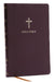 NKJV Holy Bible, Ultra Thinline, Burgundy Bonded Leather, Red Letter, Comfort Print by Thomas Nelson