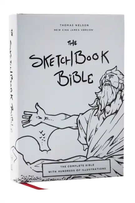 The Sketchbook Bible: The Complete Bible with Hundreds of Illustrations (Nkjv, Hardcover, Red Letter, Comfort Print) by Paul Mignard, Thomas Nelson