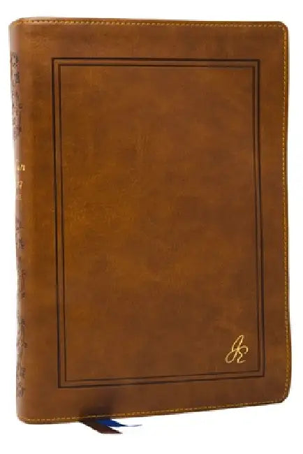 The Jonathan Edwards Study Bible: Experience Abiding Joy in Christ (Nkjv, Brown Leathersoft, Red Letter, Comfort Print, Thumb Indexed) by Matthew Everhard, Thomas Nelson Publishers