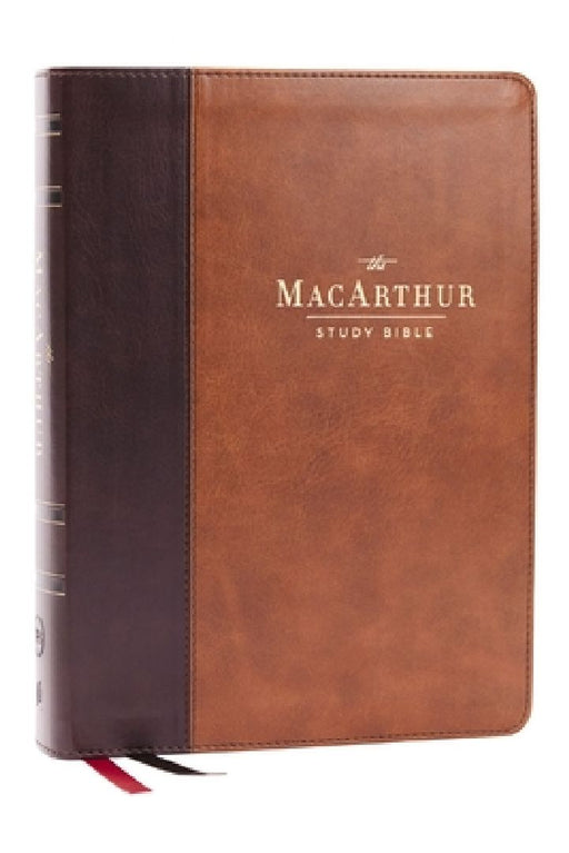 LSB MacArthur Study Bible: Unleashing God's Truth One Verse at a Time (Brown Leathersoft, Comfort Print, Thumb Indexed) by John F. MacArthur