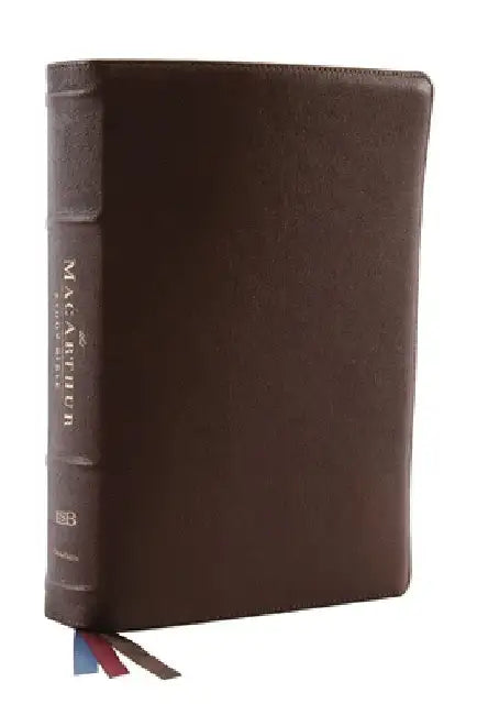 MacArthur Study Bible 2nd Edition: Unleashing God's Truth One Verse at a Time (Lsb, Brown Premium Goatskin Leather, Comfort Print) by John F. MacArthur