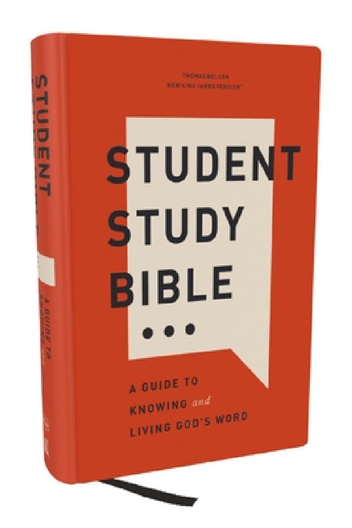 Student Study Bible: A Guide to Knowing and Living God's Word (Nkjv, Hardcover, Red Letter, Comfort Print) by Thomas Nelson