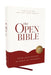 The Open Bible: Read and Discover the Bible for Yourself (Nkjv, Hardcover, Red Letter, Comfort Print)
