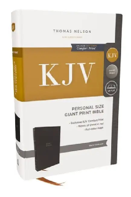 KJV Holy Bible: Personal Size Giant Print, Hardcover, Red Letter, Comfort Print: King James Version by Thomas Nelson