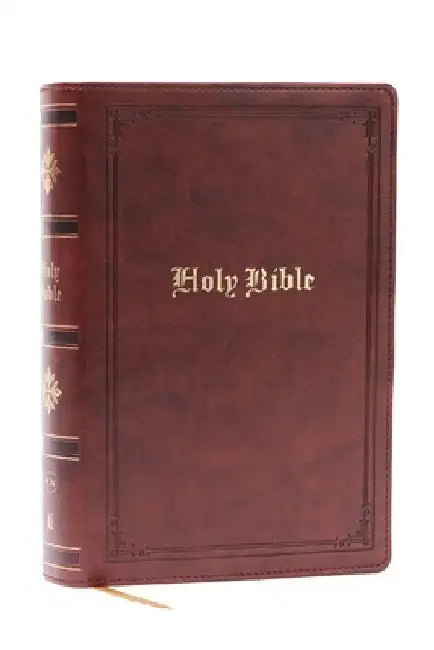 KJV Holy Bible: Personal Size Giant Print, Brown Leathersoft, Red Letter, Comfort Print: King James Version by Thomas Nelson
