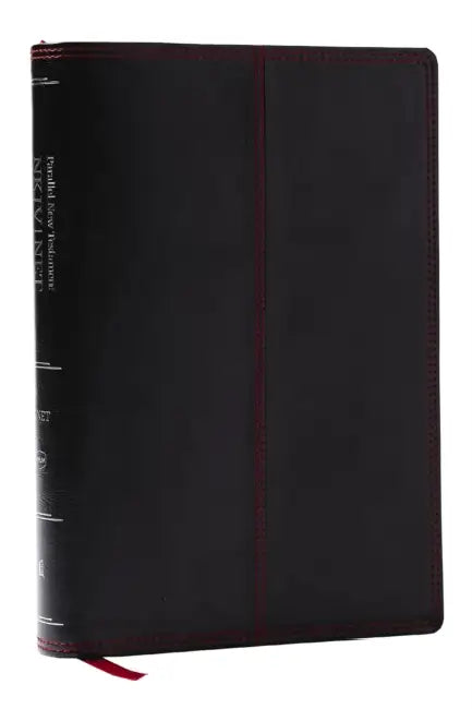 Nkjv-Net Parallel New Testament with Net Translators' Notes, Black Leathersoft, Red Letter, Comfort Print: Unparalleled Insights with Over 16,000 Tran by Thomas Nelson