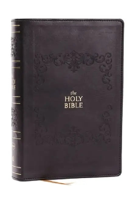 NKJV Bible: Personal Size Giant Print, Black Leathersoft, Holy Bible, Red Letter, Comfort Print: New King James Version by Thomas Nelson