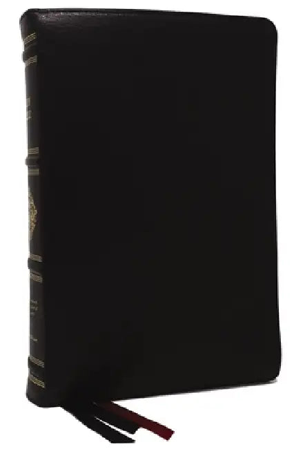 RSV Personal Size Bible with Cross References, Black Premium Goatskin Leather, Premier Collection, (Sovereign Collection) by Thomas Nelson