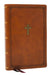 KJV Personal Size Large Print End-Of-Verse Reference Bible, Brown Leathersoft, Red Letter, Comfort Print by Thomas Nelson
