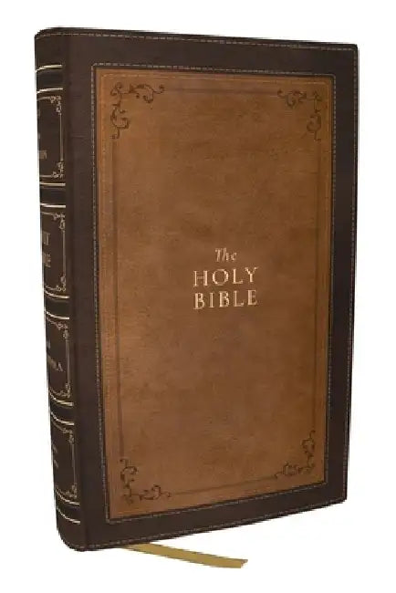 1611 KJV with Apocrypha, Brown Leathersoft: Holy Bible by Thomas Nelson