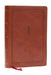 KJV Giant Print End-Of-Verse Reference Bible, Brown Leathersoft, Red Letter, Comfort Print by Thomas Nelson
