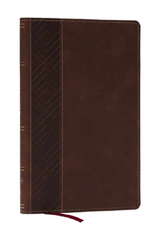 Kjv, Personal Size New Testament, Brown Leathersoft, Red Letter, Comfort Print by Thomas Nelson
