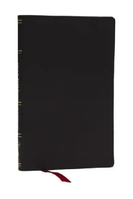 Kjv, Personal Size New Testament, Black Genuine Leather, Red Letter, Comfort Print by Thomas Nelson
