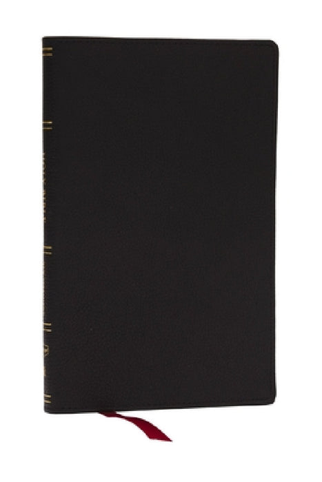 Kjv, Personal Size New Testament, Black Genuine Leather, Red Letter, Comfort Print by Thomas Nelson