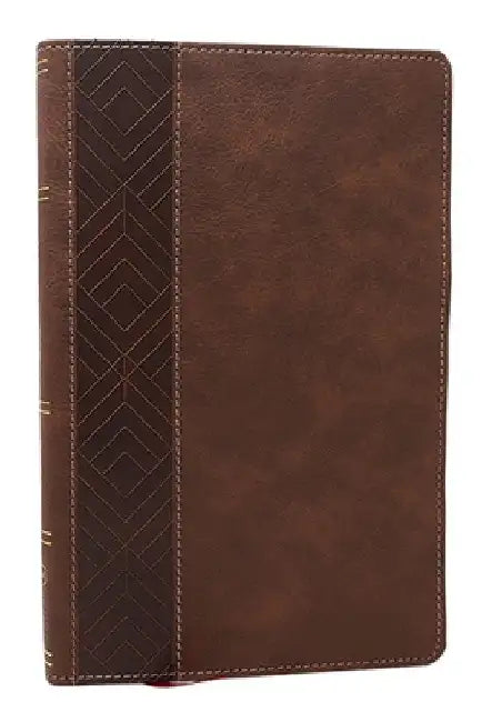 Nkjv, Personal Size New Testament, Brown Leathersoft, Red Letter, Comfort Print by Thomas Nelson