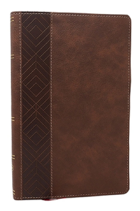Nkjv, Personal Size New Testament, Brown Leathersoft, Red Letter, Comfort Print by Thomas Nelson