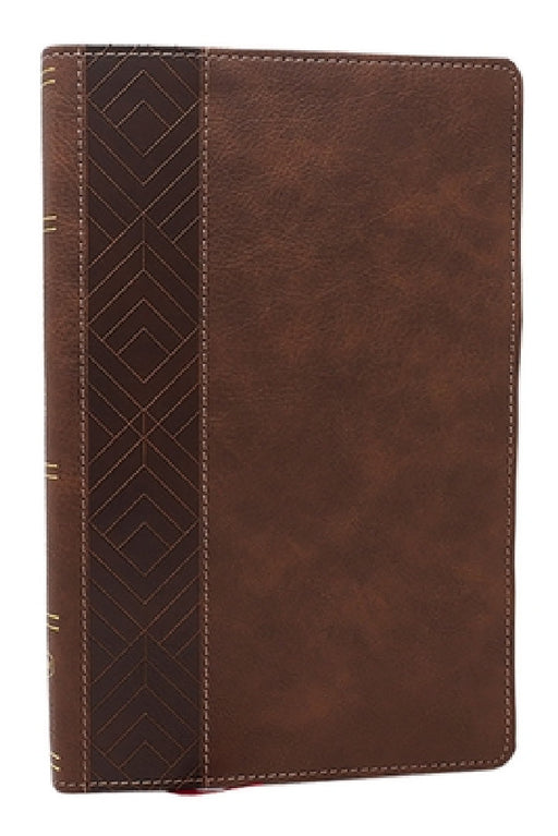 Nkjv, Personal Size New Testament, Brown Leathersoft, Red Letter, Comfort Print by Thomas Nelson