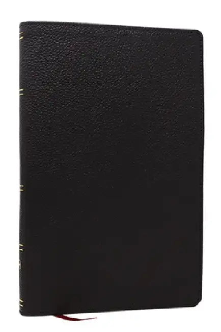Nkjv, Personal Size New Testament, Black Genuine Leather, Red Letter, Comfort Print by Thomas Nelson