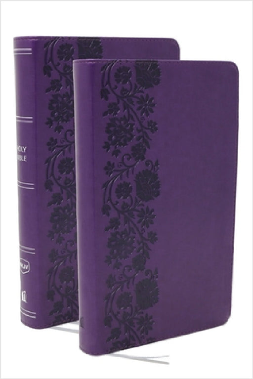 NKJV Personal Size End-of-verse Reference Bible with Journal SET, Purple Leathersoft, Comfort Print by Thomas Nelson