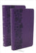 NKJV Personal Size End-of-verse Reference Bible with Journal SET, Purple Leathersoft, Comfort Print by Thomas Nelson