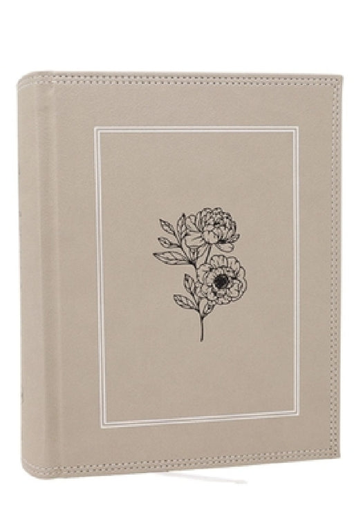 Nkjv, Journal the Word Bible: Reflect, Journal or Create Art Next to Your Favorite Verses (Stone Leathersoft Over Board, Red Letter, Comfort Print) by Thomas Nelson