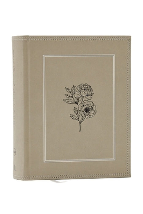Nkjv, Journal the Word Bible, Large Print: Reflect, Journal or Create Art Next to Your Favorite Verses (Stone Leathersoft Over Board, Red Letter) by Thomas Nelson