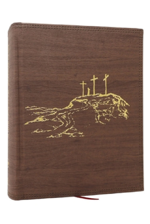 Nkjv, Journal the Word Reference Bible: Let Scripture Explain Scripture. Reflect on What You Learn (Brown Leathersoft Over Board, Red Letter, Comfort by Thomas Nelson