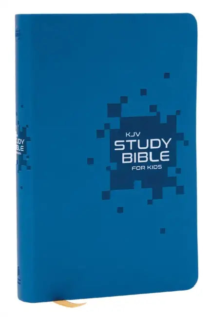 KJV Study Bible for Kids, Blue Leathersoft: The Premier Study Bible for Children (Ages 7-12) by Thomas Nelson Publishers
