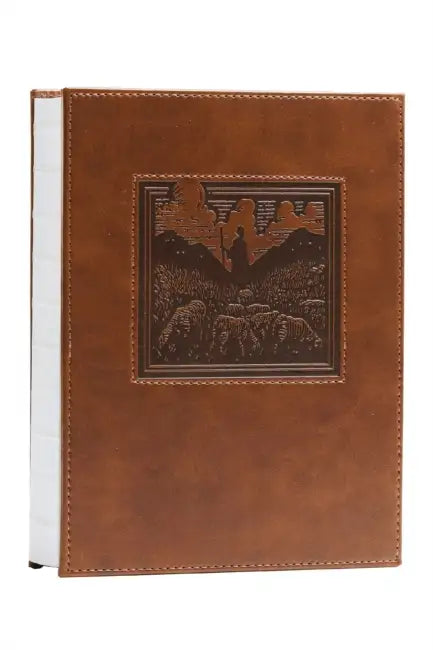 NKJV New Testament, Tracing Edition: Engaging the Scripture Word by Word (Brown Leathersoft Over Board) by Thomas Nelson Publishers