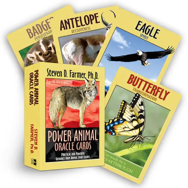 Power Animal Oracle Cards: Practical and Powerful Guidance from Animal Spirit Guides by Steven D. Farmer