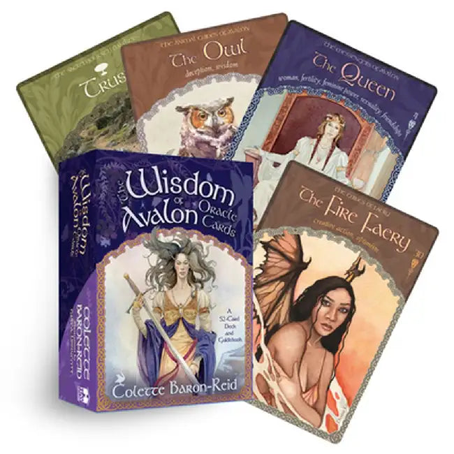 The Wisdom of Avalon Oracle Cards: A 52-Card Deck and Guidebook by Colette Baron-Reid