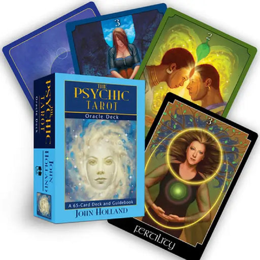 The Psychic Tarot Oracle Cards: A 65-Card Deck, Plus Booklet! by John Holland
